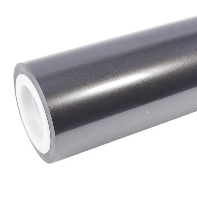 Metal Space Grey Car Vinyl Wrap 01