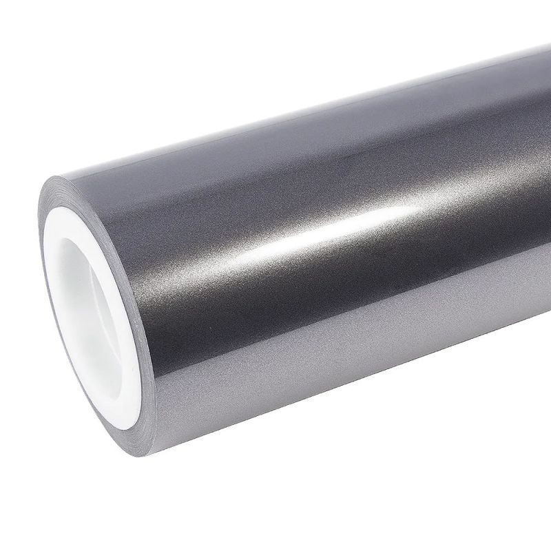 Metal Space Grey Car Vinyl Wrap