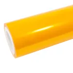 Gloss Metallic Golden Yellow Car Vinyl Wrap