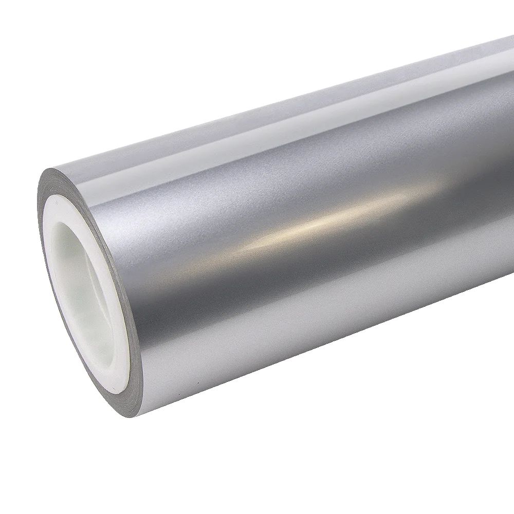 Gloss Metallic Metal Silver Car Vinyl Wrap