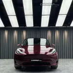 Gloss Metallic Rosewood Red Car Vinyl Wrap