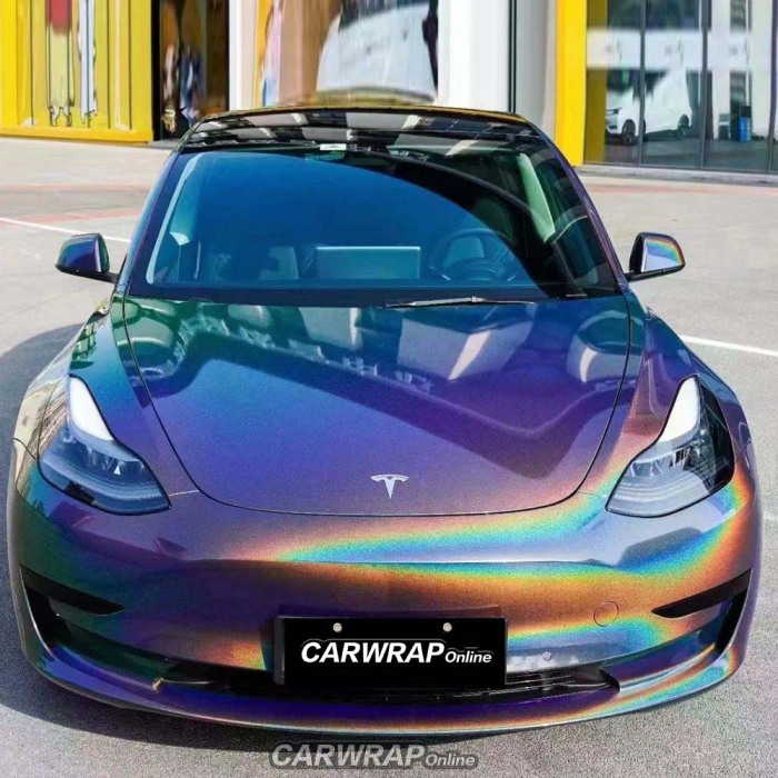Quality Aluko Rainbow Metallic Majestic Dark Gray Vinyl Wrap Car Wrap