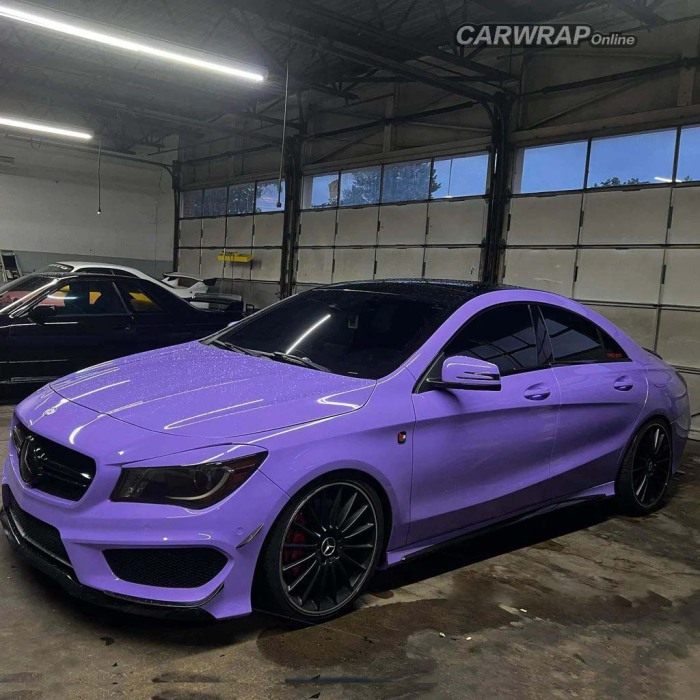Quality Super Gloss Lavender Purple Car Vinyl Wrap For Sale