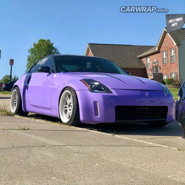 Super Gloss Lavender Purple Car Wrap