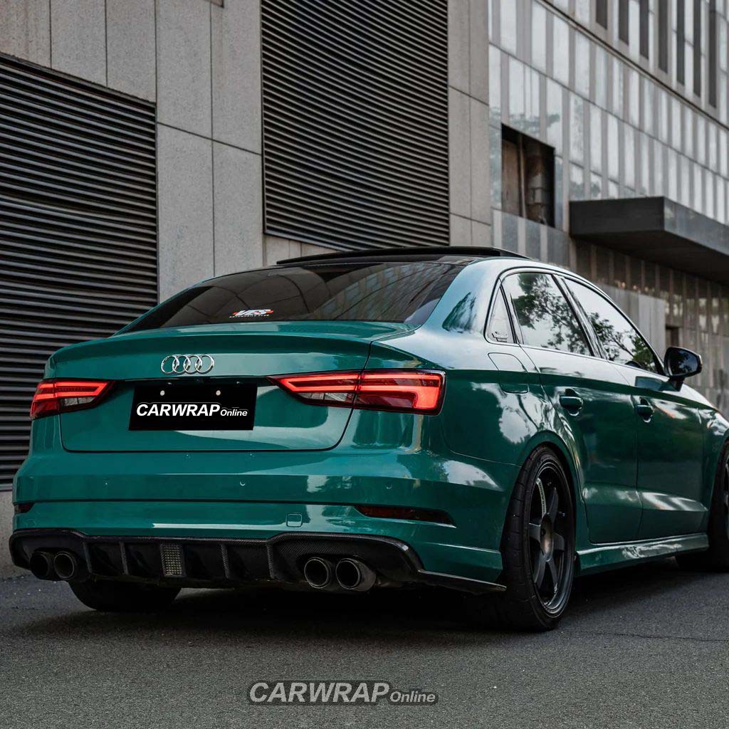 Super Gloss Pine Green Car Vinyl Wrap