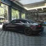 Matte Battleship Gray Car Vinyl Wrap