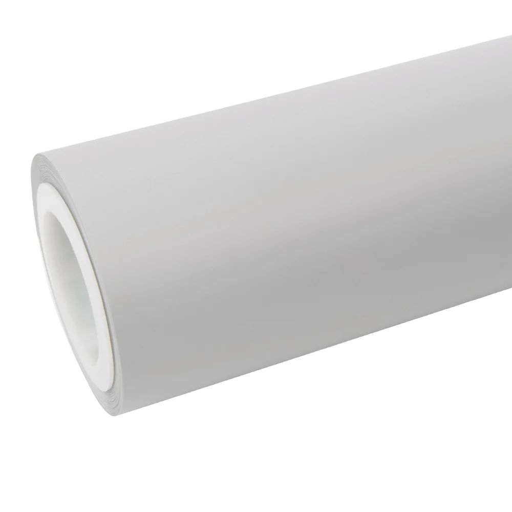 Matte Fog Gray Car Vinyl Wrap