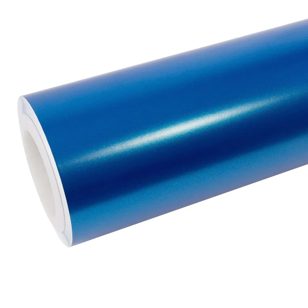 Matte Metallic Blue Car Vinyl Wrap