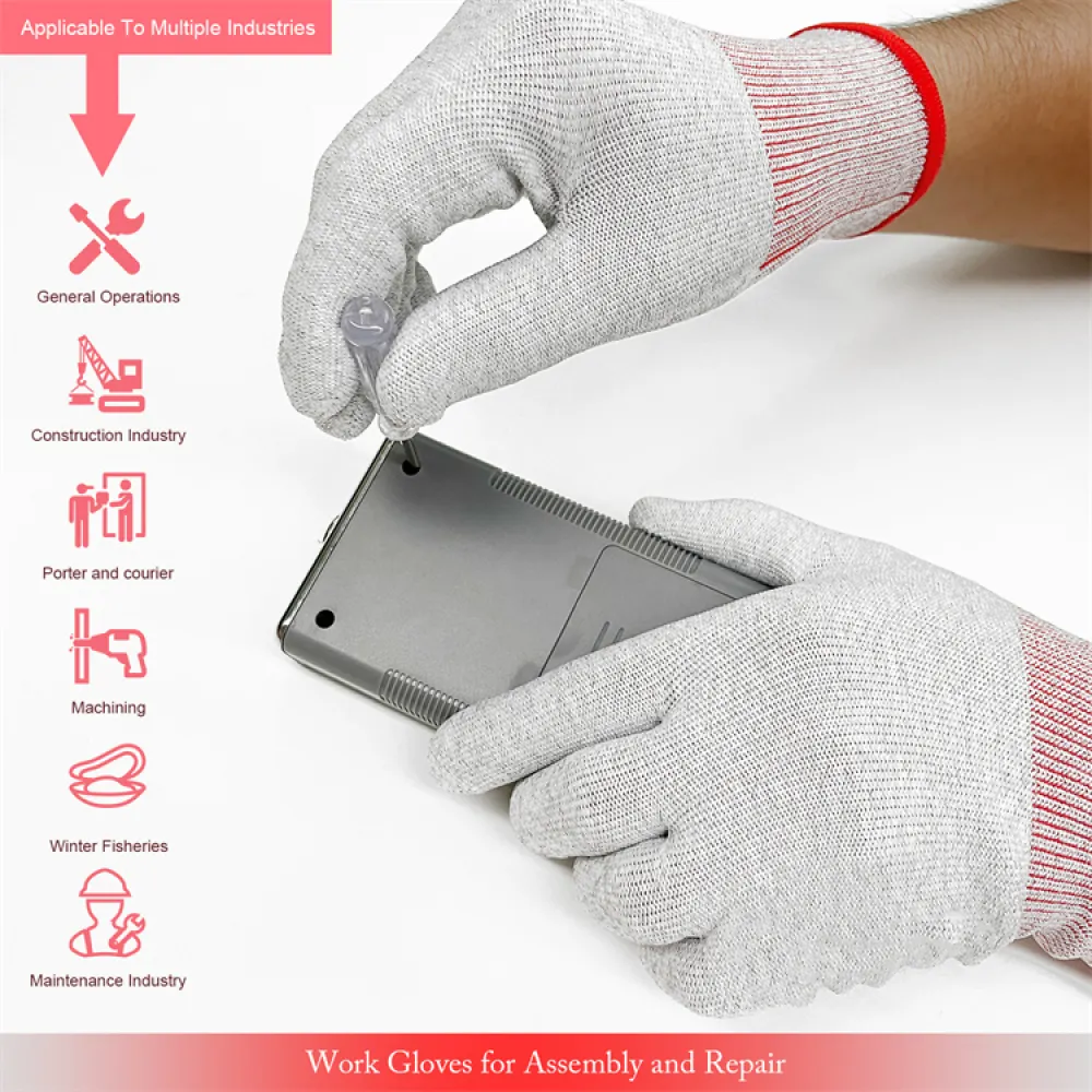 Carwraponline Carbon Fiber Motorcycle Vehicle Vinyl Wrap Gloves