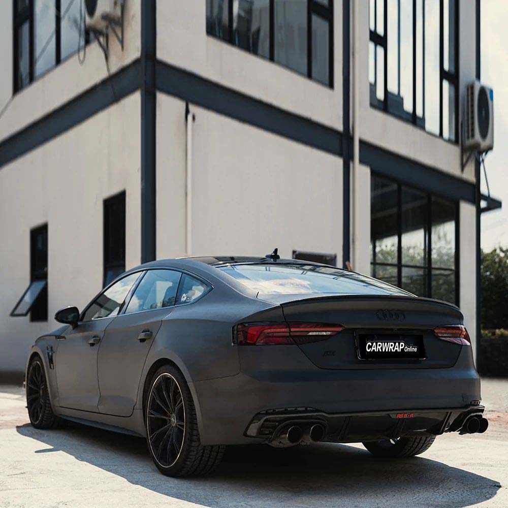 Aluko Grey Brushed Steel Vinyl Wrap 