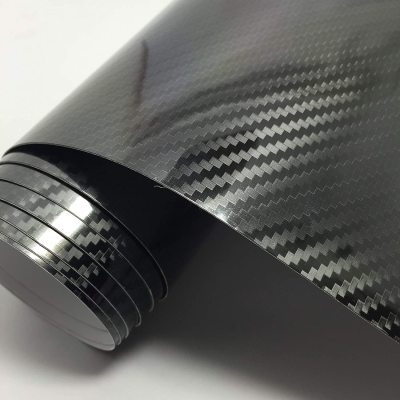 Aluko Super Gloss Carbon Fiber Vinyl Wrap Car Wrap