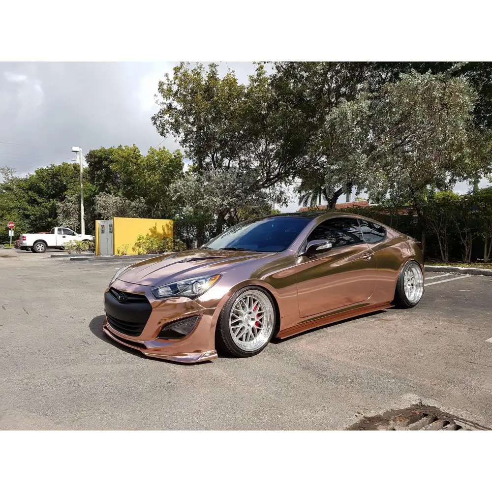 Gloss Rose Gold Mirror Chrome Car Vinyl Wrap