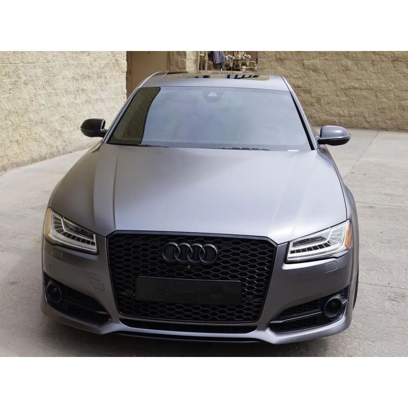 Satin Gray Car Vinyl Wrap
