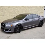 Satin Gray Car Vinyl Wrap