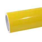 Super Gloss Yellow Car Vinyl Wrap