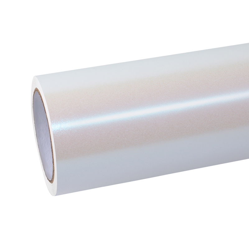 Glitter Metallic Diamond Blue White Car Vinyl Wrap