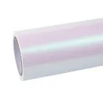  Metallic Gloss Aurora White Car Vinyl Wrap