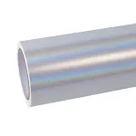 Rainbow Holographic White Car Vinyl Wrap