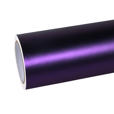 Matte Metallic Purple Car Vinyl Wrap 01