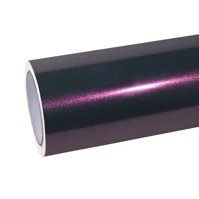 Glitter Metallic Star Ash Pink Car Vinyl Wrap 01