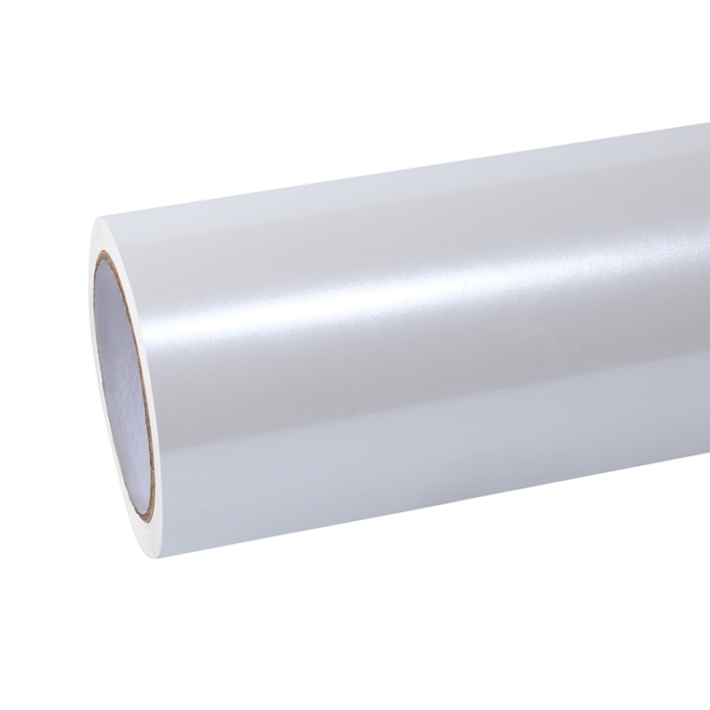 Gloss Pearl White Car Vinyl Wrap