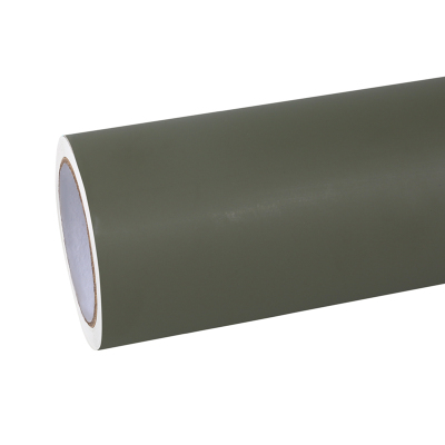 Matte Military Green Car Vinyl Wrap 01