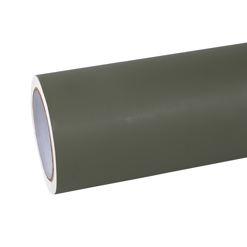 Matte Military Green Car Vinyl Wrap
