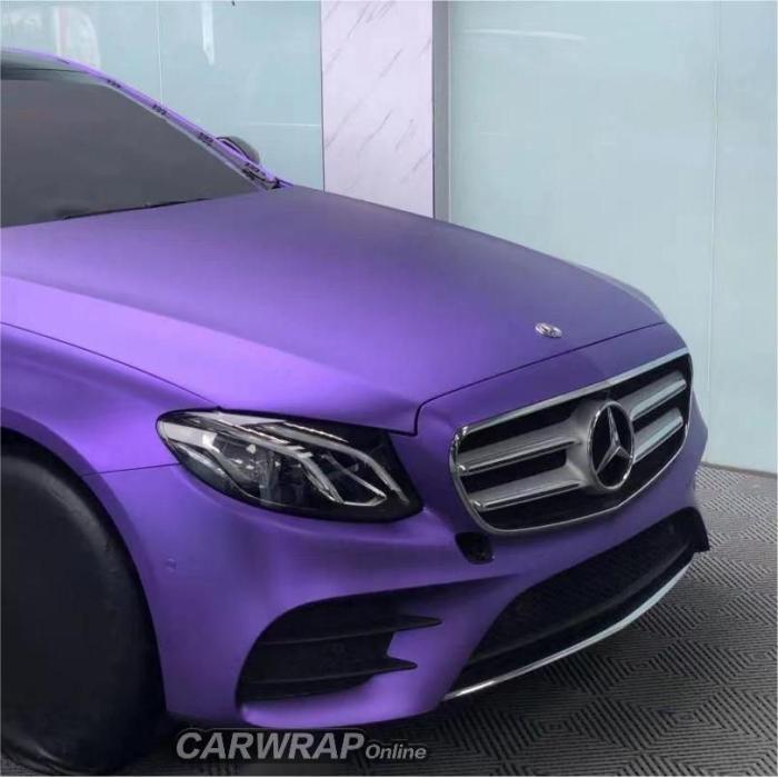 Matte Liquid Purple Wrap Car Wrap