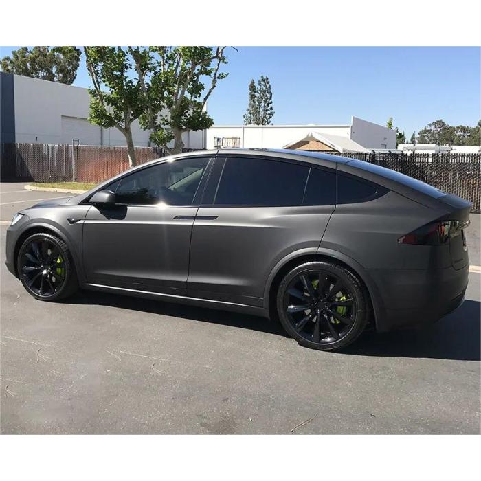 Quality Super Matte Deep Black Car Vinyl Wrap For Sale