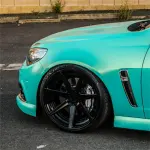 Candy Metallic Gold Blue Car Vinyl Wrap
