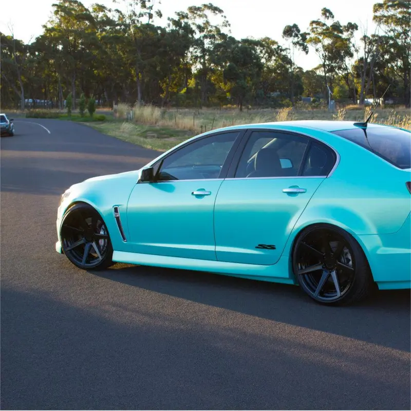 Candy Metallic Gold Blue Car Vinyl Wrap
