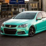 Candy Metallic Gold Blue Car Vinyl Wrap