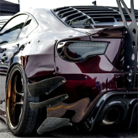 Gloss Metallic Black Rose Car Wrap