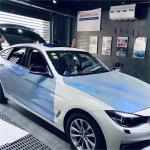 Candy Metallic Dark Gray Blue Car Vinyl Wrap