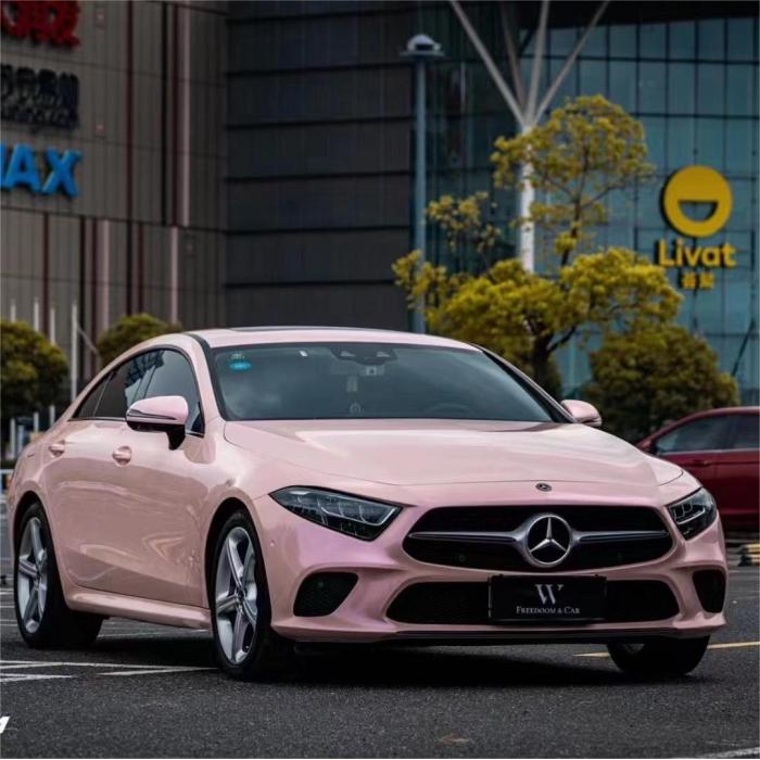 Aluko Candy Metallic Purple Pink Vinyl Wrap Car Wrap 