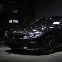 Gloss Metallic Black Car Wrap