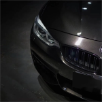 Gloss Metallic Black Car Vinyl Wrap