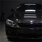 Gloss Metallic Black Car Vinyl Wrap