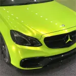 Gloss Liquid Fluorescent Yellow Car Vinyl Wrap