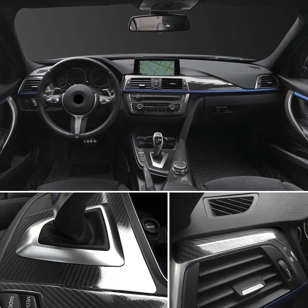 Super Gloss Emulational Carbon Fiber Car Vinyl Wrap