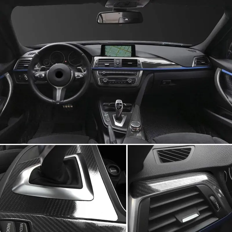 Super Gloss Emulational Carbon Fiber Car Vinyl Wrap