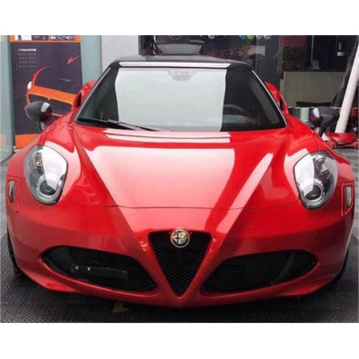 Metal Paint Red Car Vinyl Wrap 02