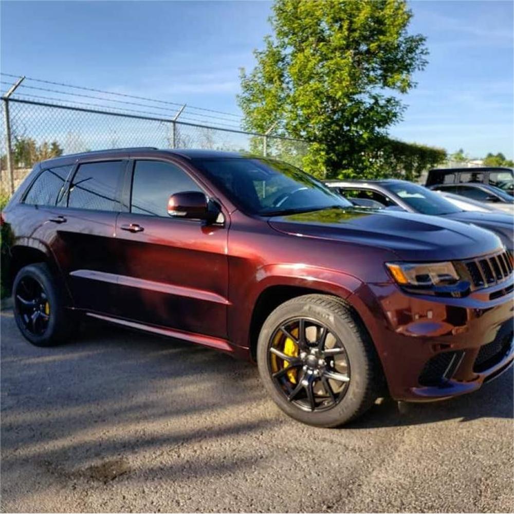 Gloss Metallic Wine Red Car Vinyl Wrap