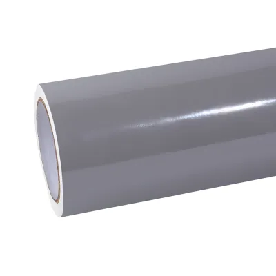 Super Gloss Light Nardo Grey Car Wrap 01