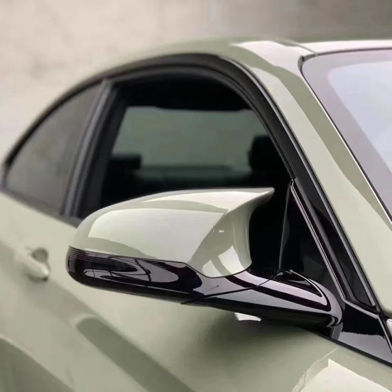 PET Super Gloss Light Khaki Grey Car Vinyl Wrap