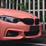 Super Gloss Salmon Pink Car Vinyl Wrap