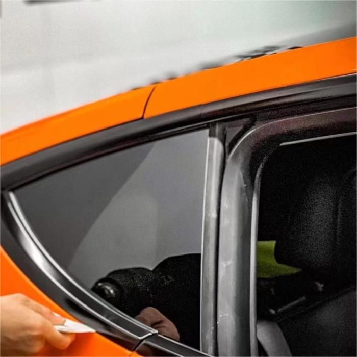 Super Gloss Orange Car Wrap