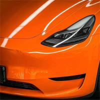 Super Gloss Orange Car Wrap