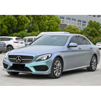  Aluko Matte Diamond Gray Blue Car Wrap