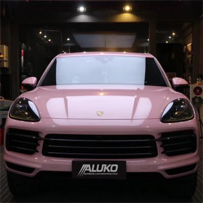  Aluko Super Gloss Rouge Pink Vinyl Wrap Car Wrap